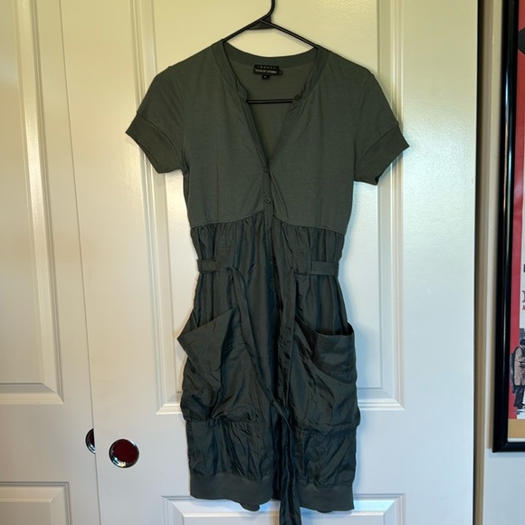 Theory bergdorf Goodman Elegant Gray Women's Dress - Picture 2 of 14